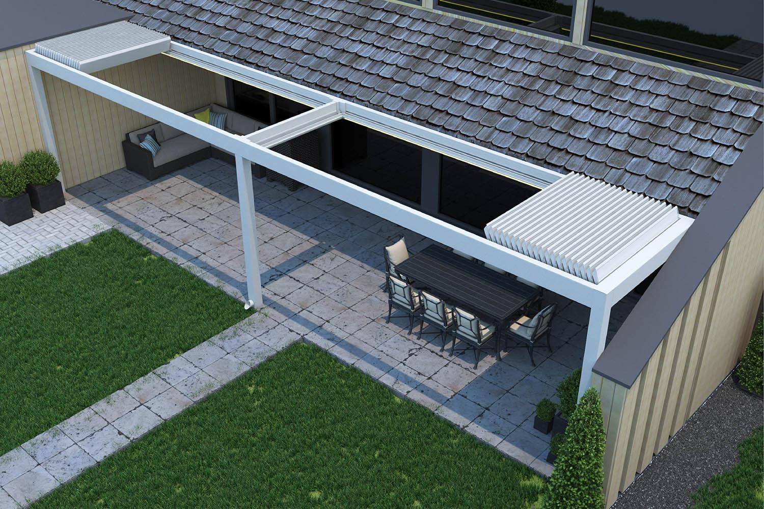 Stijlvolle overkappingen die functionaliteit en design verenigen.