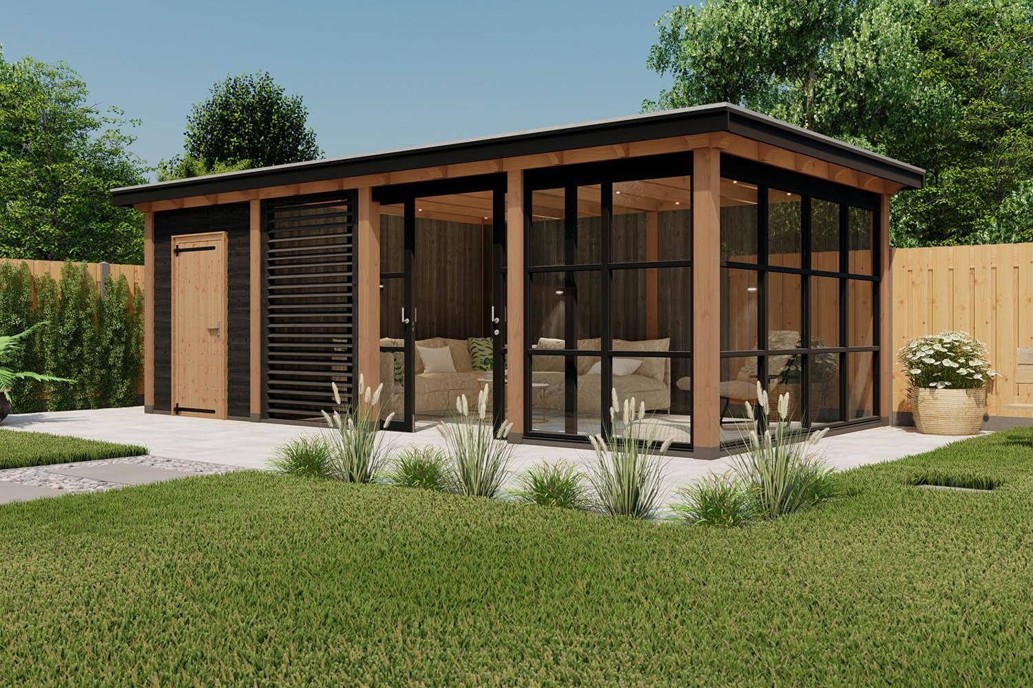 Houten Buitenverblijf ontwerp