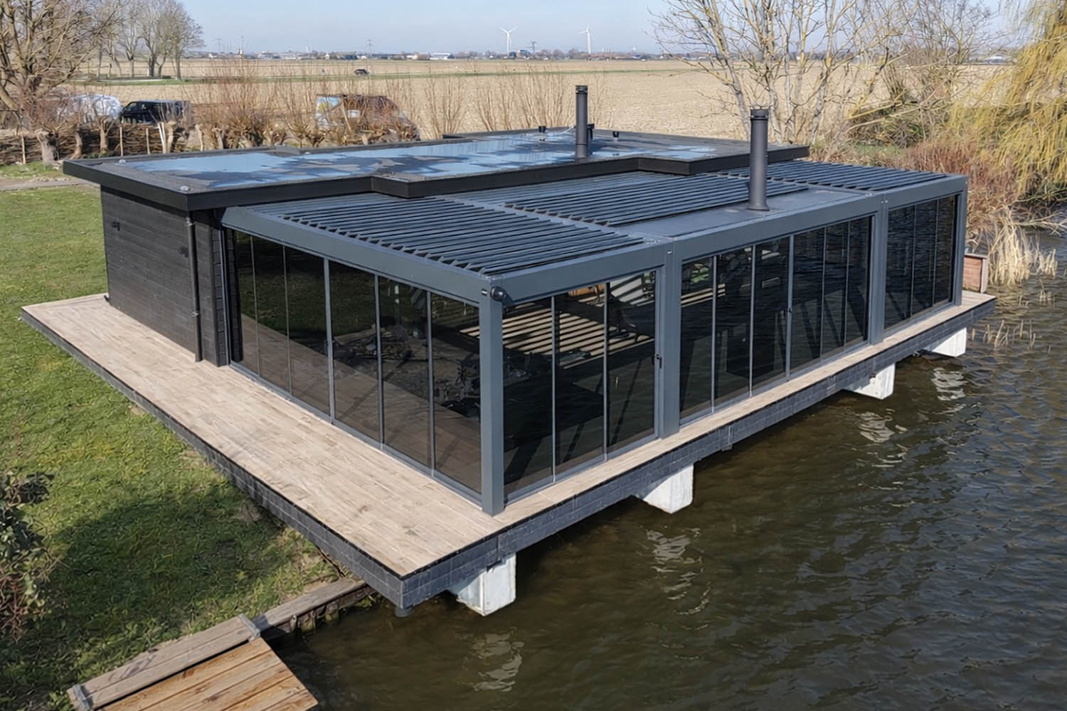 Elektrisch=lamellendak-4 Corradi Imago overkapping als complete buitenkamer